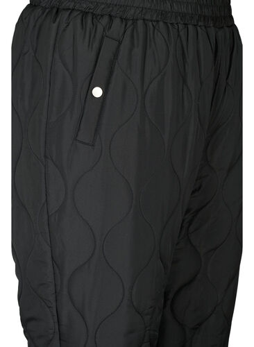 Quilted thermal pants, Black, Packshot image number 2