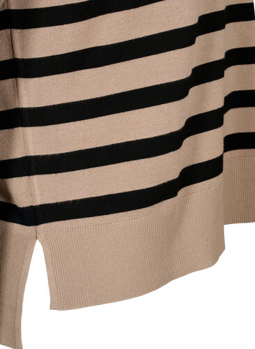 Striped viscose blouse, Fungi Stripe Comb, Packshot image number 3
