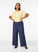 T-shirt with motif, Yellow, Model image number 1
