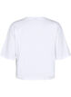 Boxy T-shirt in organic cotton, White, Packshot image number 1