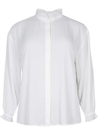 Shirt blouse with ruffle details