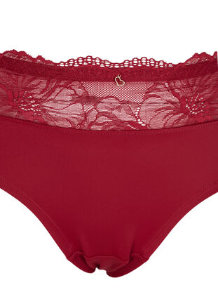 Lace hipster knickers, Rhubarb, Packshot image number 2