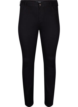 Extra slim fit Amy jeans with a high waist, Black, Packshot image number 0