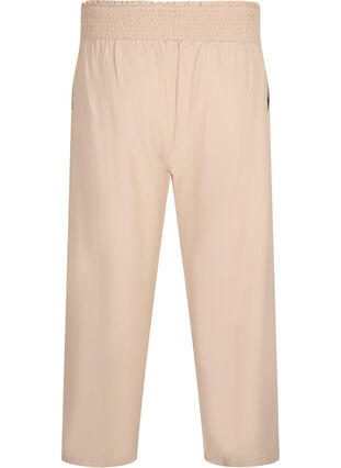 Smock pants with linen, Humus, Packshot image number 1