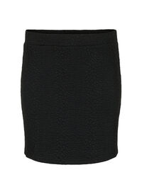 Short skirt with texture