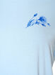 Cotton T-shirt with print, Light Blue, Packshot image number 2