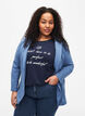 Simple blazer with button closure, Blue, Model image number 0