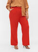 Flared trousers with pockets, Red, Model image number 2