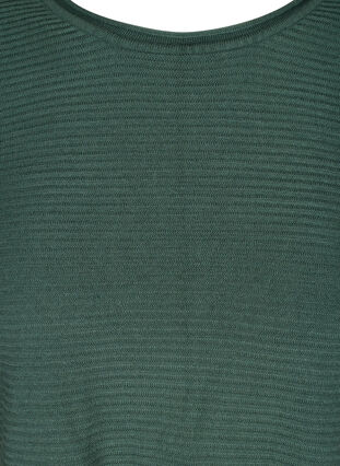 Knitted blouse with round neckline, Sea Pine, Packshot image number 2