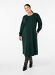 Cotton sweat dress with pockets, Green, Model image number 0