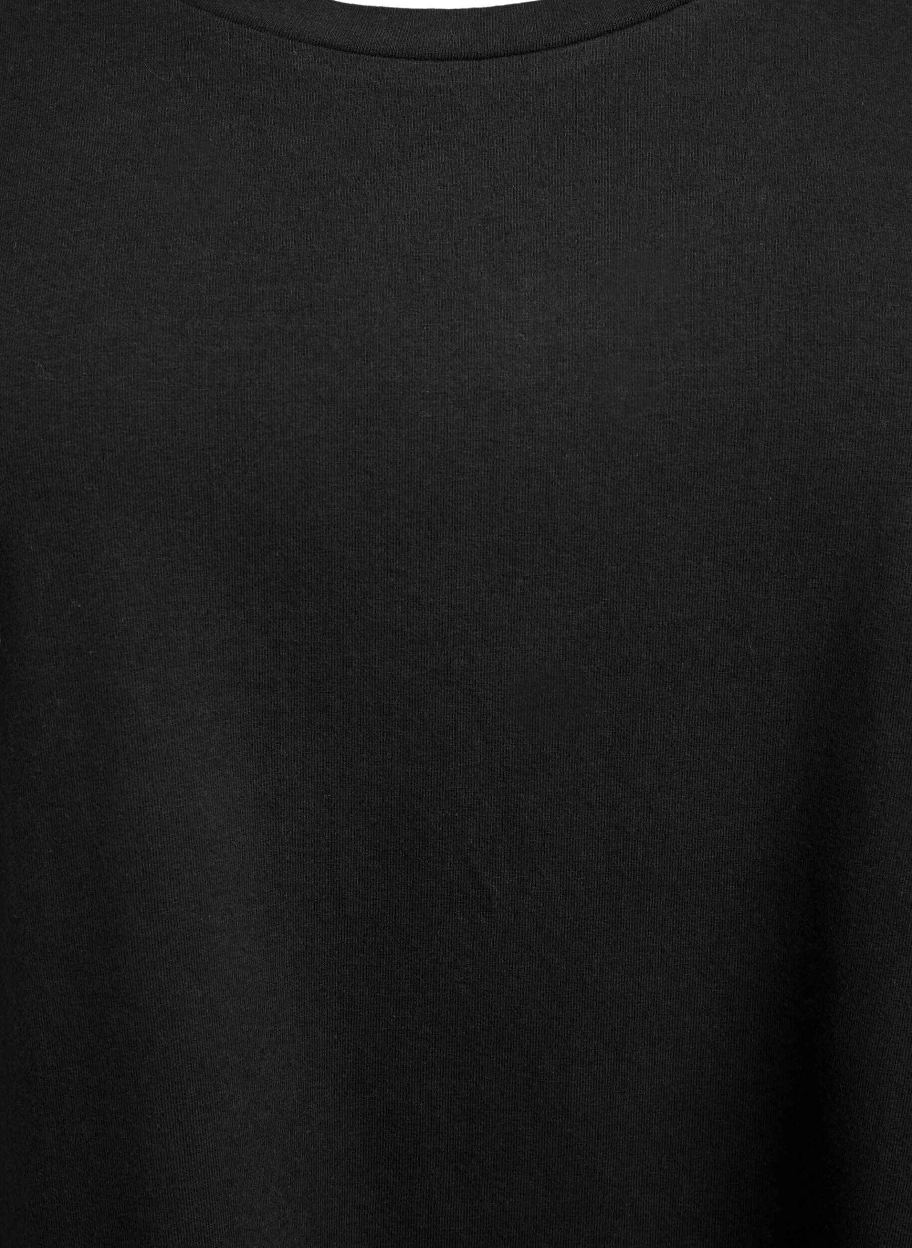 ZizzifashionBasic jersey blouse with long sleeves, Black, Packshot image number 2