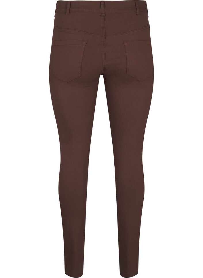 Slim fit trousers with pockets, Brown, Packshot image number 1