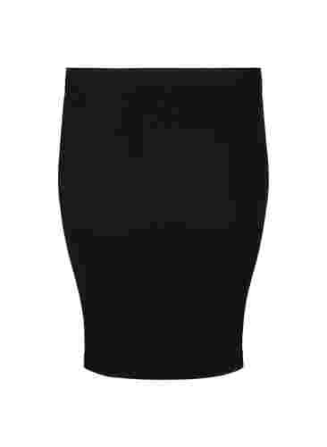 Close-fitting seamless skirt, Black, Packshot image number 1