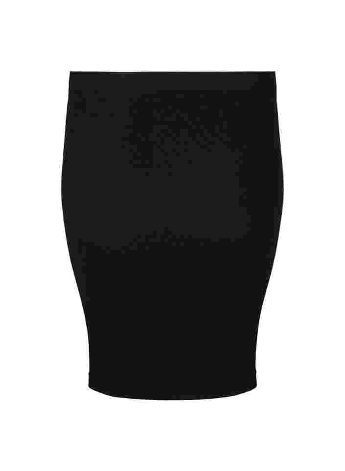 Close-fitting seamless skirt, Black, Packshot image number 1