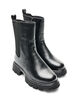 Chelsea boot with a chunky sole and ribbed panels, Black, Packshot image number 1