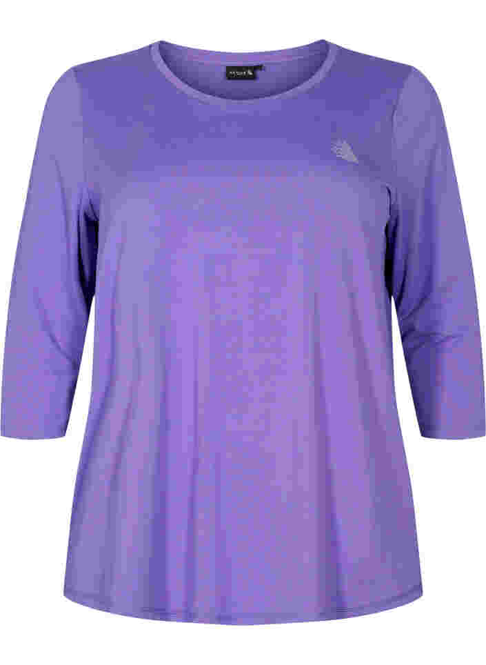 Sports top with 3/4 sleeves, Passion Flower, Packshot image number 0