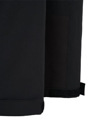 Hiking trousers with removable legs, Black, Packshot image number 3