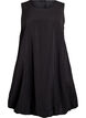 Knee-length balloon dress with pockets, Black, Packshot image number 0