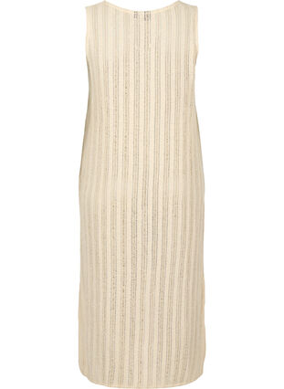 Light woven beach dress with slits, Brazilian Sand, Packshot image number 1