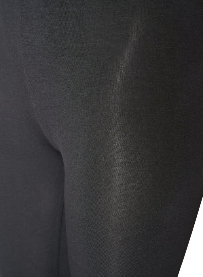 Basic viscose leggings, Dark Grey, Packshot image number 2