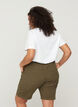 Loose cotton shorts with pockets, Green, Model image number 2