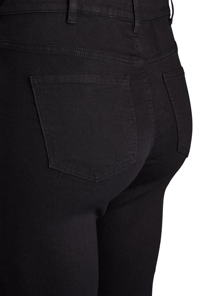 Amy high-waisted super slim fit jeans, Black, Packshot image number 3