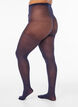 50 denier tights with a floral pattern, Blue, Model image number 2