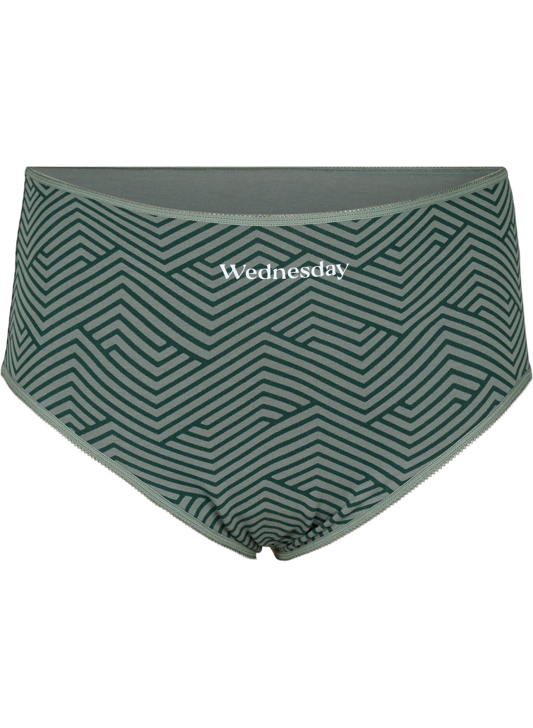 Zizzifashion 7-pack hipster with regular waist, Scarab Multi Pack, Packshot image number 2