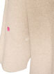 Knitted blouse with small embroidered motifs, Beige, Packshot image number 3