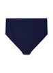 High-waisted bikini bottoms with texture, Blue, Packshot image number 1
