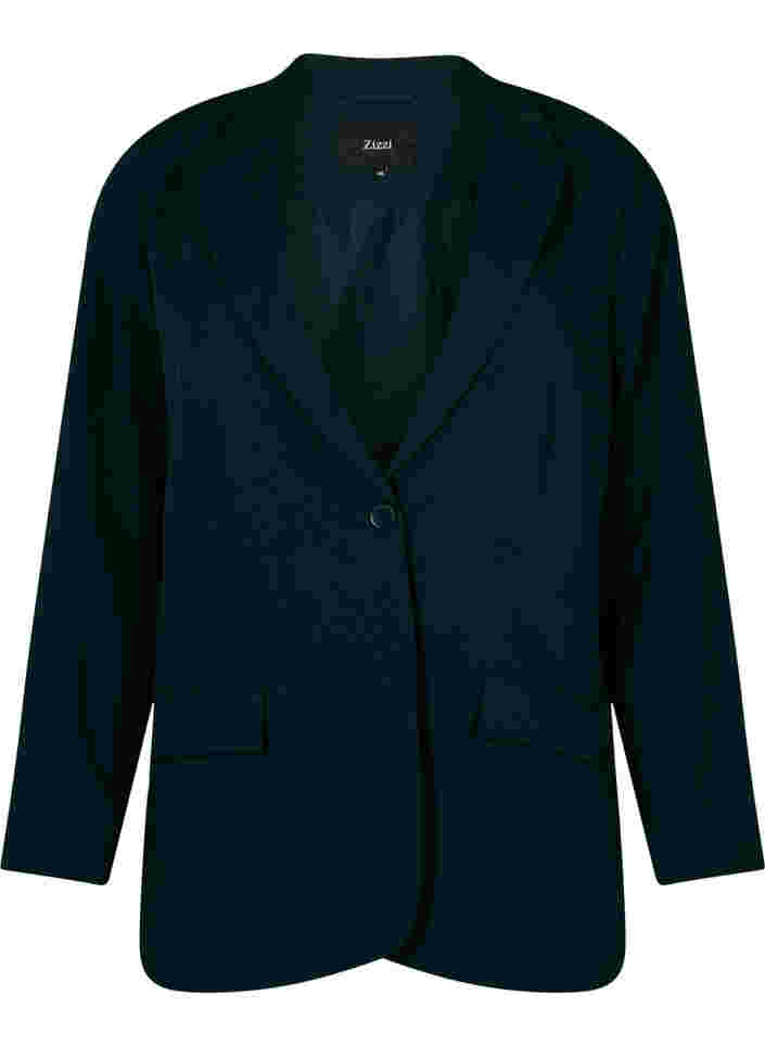 Classic blazer with pockets, Scarab, Packshot image number 0