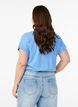 Short sleeve cotton blend T-shirt, Light Blue, Model image number 2