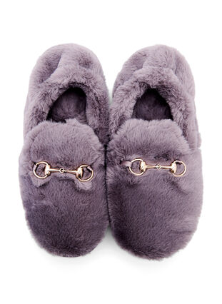 Closed-toe slippers, Grey, Packshot image number 3