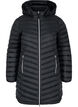 Lightweight jacket with pockets and detachable hood, Black, Packshot image number 0