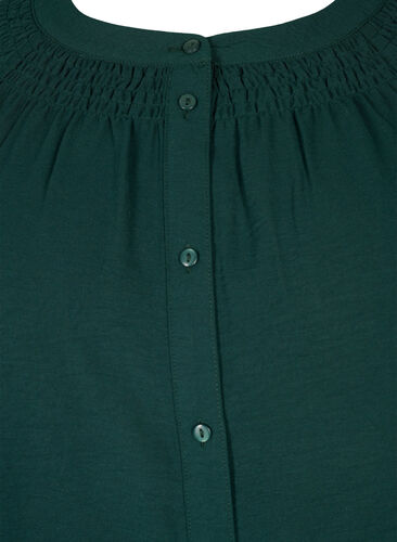 Long-sleeved tunic with smock details, Scarab, Packshot image number 2