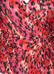 Swimsuit with print and wrap effect, Red Leopard AOP, Packshot image number 2