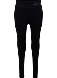 Seamless training leggings with structure