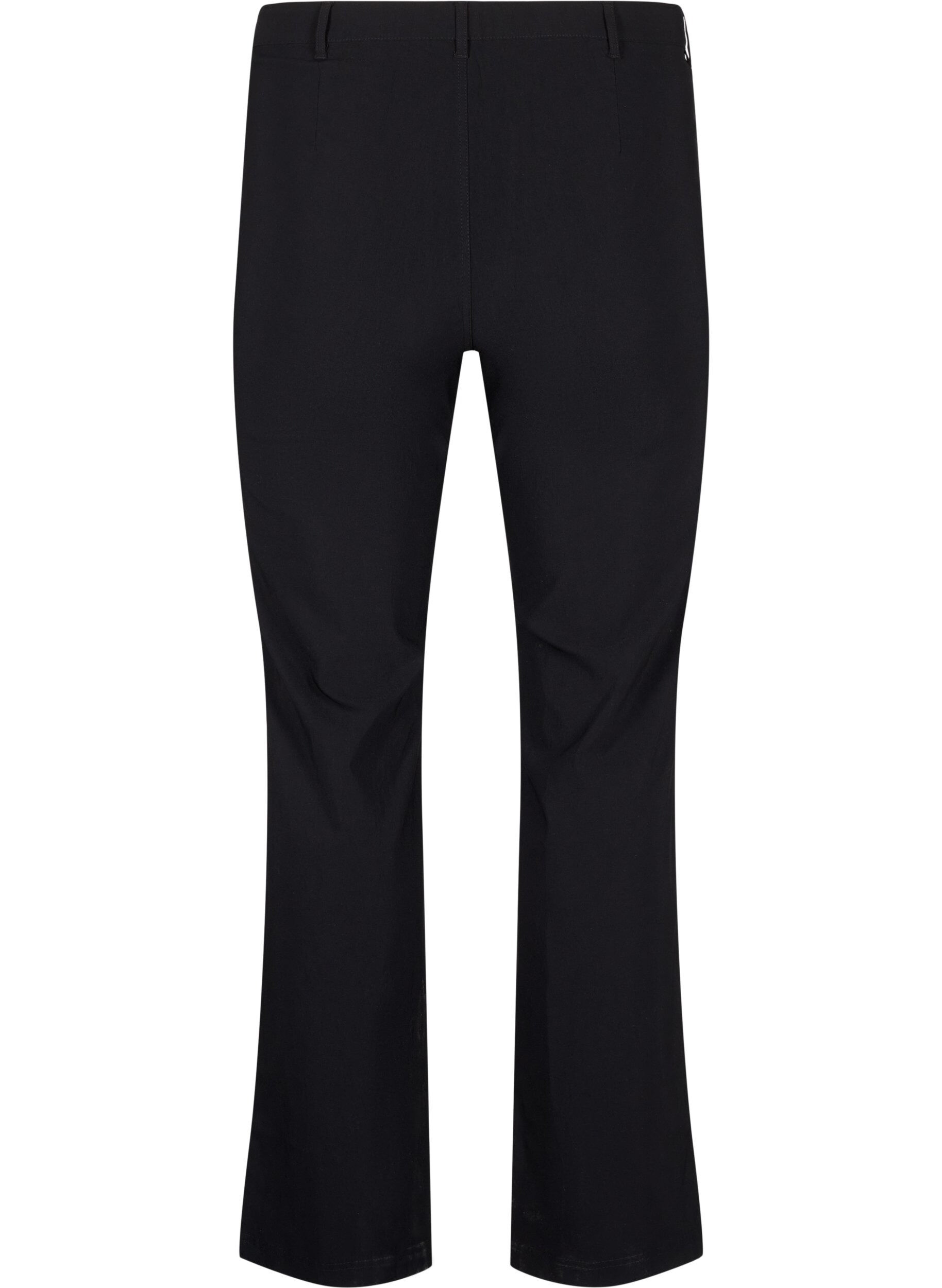 Zizzifashion Classic pants in a viscose mix, Black, Packshot image number 1