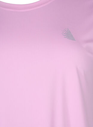 Short sleeved workout t-shirt, Pastel Lavender, Packshot image number 2