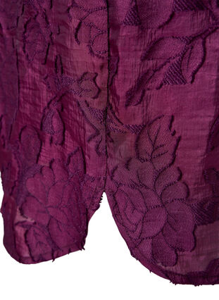 Long jacquard shirt, Dark Purple, Packshot image number 3