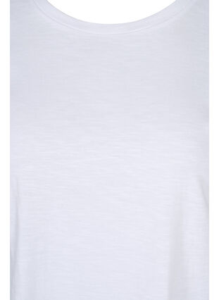 Basics cotton t-shirt 2-pack, Navy B/B White, Packshot image number 3