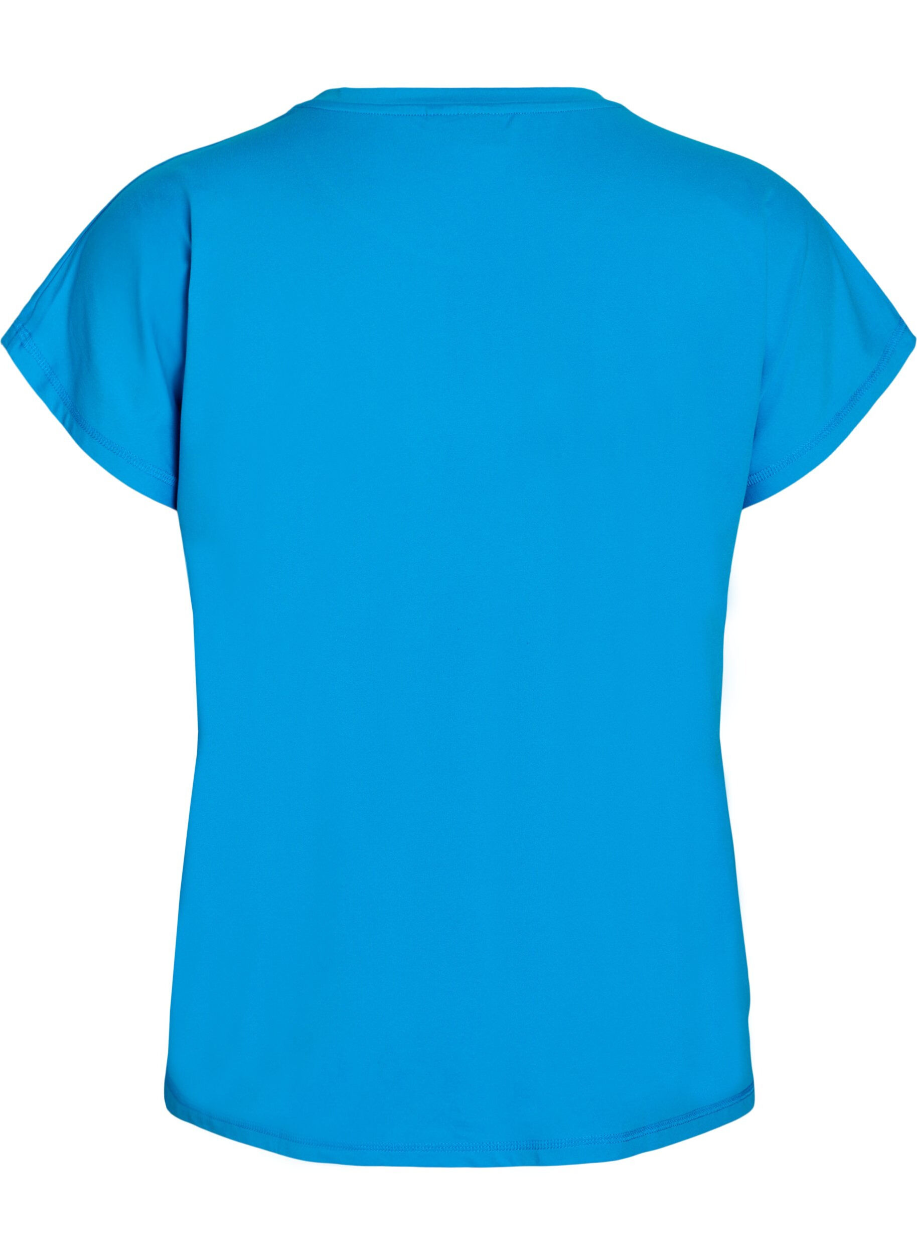 ZizzifashionSolid-coloured training T-shirt, Blue, Packshot image number 1