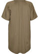 Jersey tunic with textured stripes, Brown, Packshot image number 1