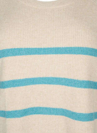 Rib-knit sweater with stripes, P.Stone/Reef W.Mel., Packshot image number 2