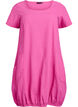 Short sleeve cotton dress, Rose, Packshot image number 0