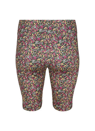 Bike shorts with floral print, Dusty Flower AOP, Packshot image number 1