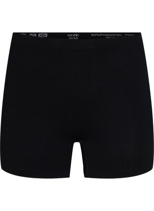 Seamless boy shorts with a regular waist, Black, Packshot image number 0