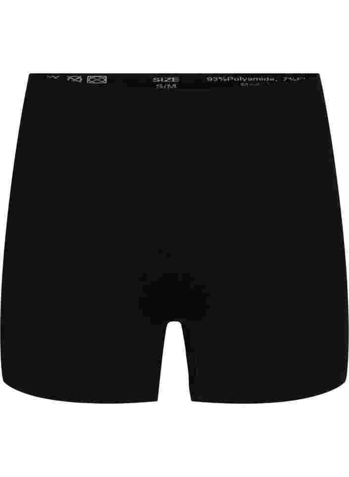 Seamless boy shorts with a regular waist, Black, Packshot image number 0