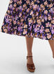 Short sleeve viscose dress with print, Small Flower AOP, Model image number 2