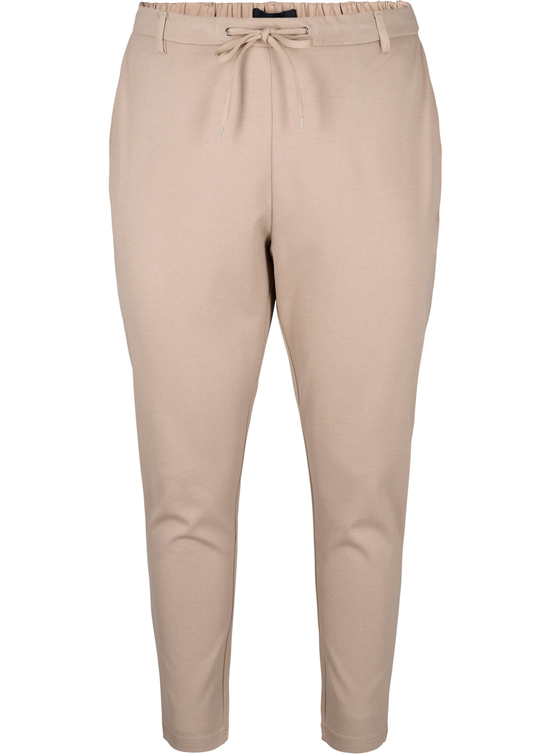 ZizzifashionCropped Maddison trousers, Beige, Packshot image number 0